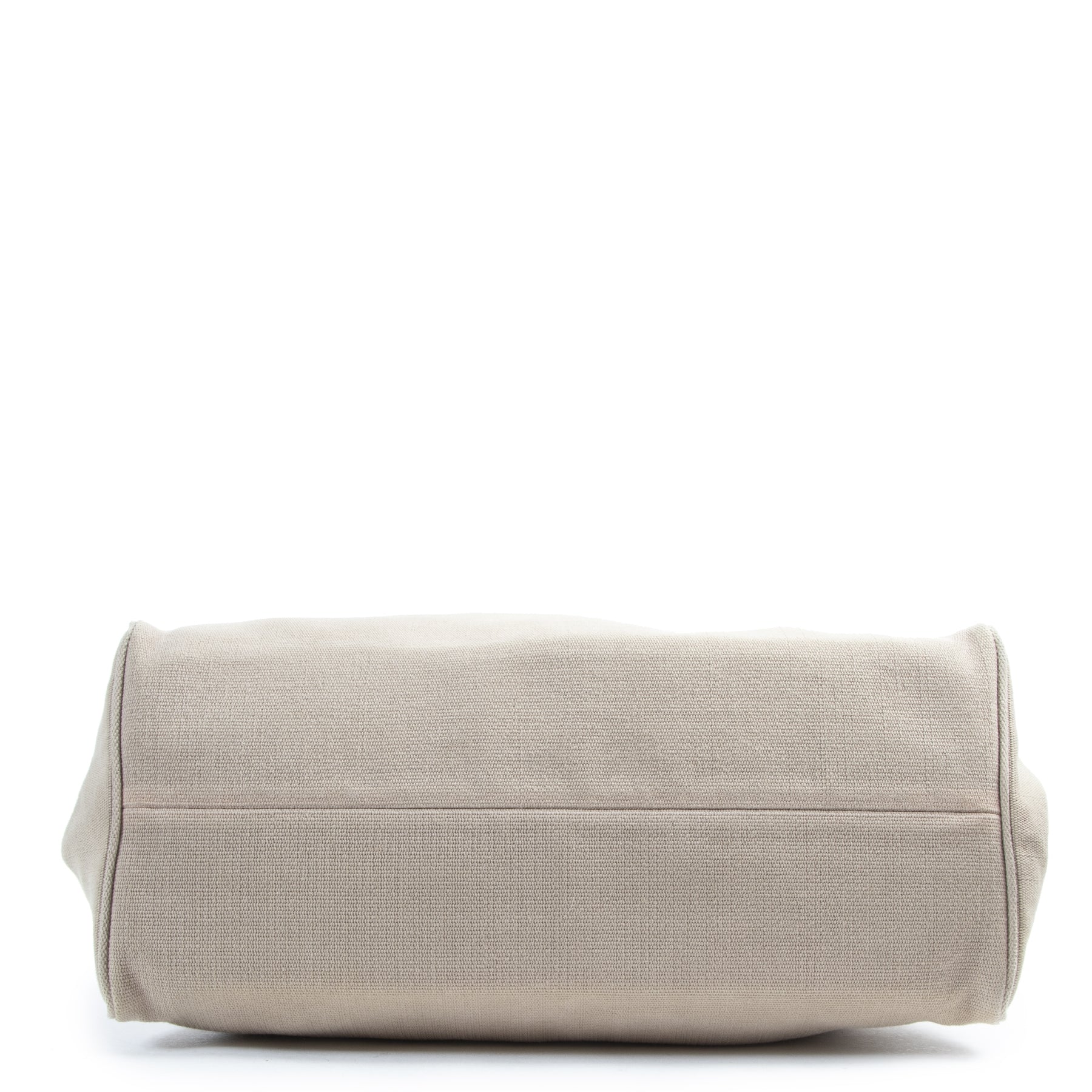 Bottega Veneta Beige Canvas Braided Tote Bag te koop