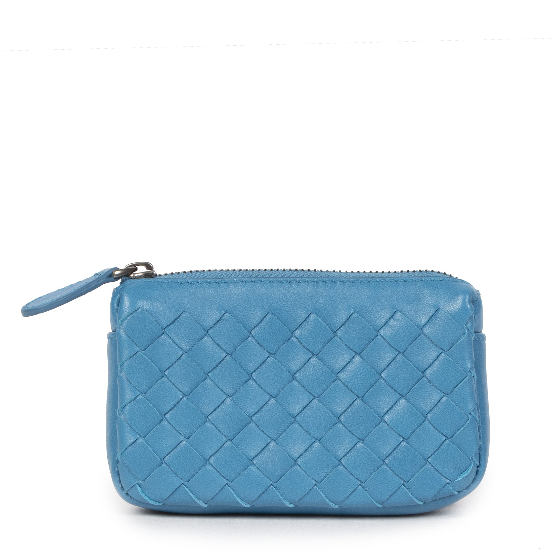 Bottega Veneta Small Blue Coin Purse for the best price at Labellov