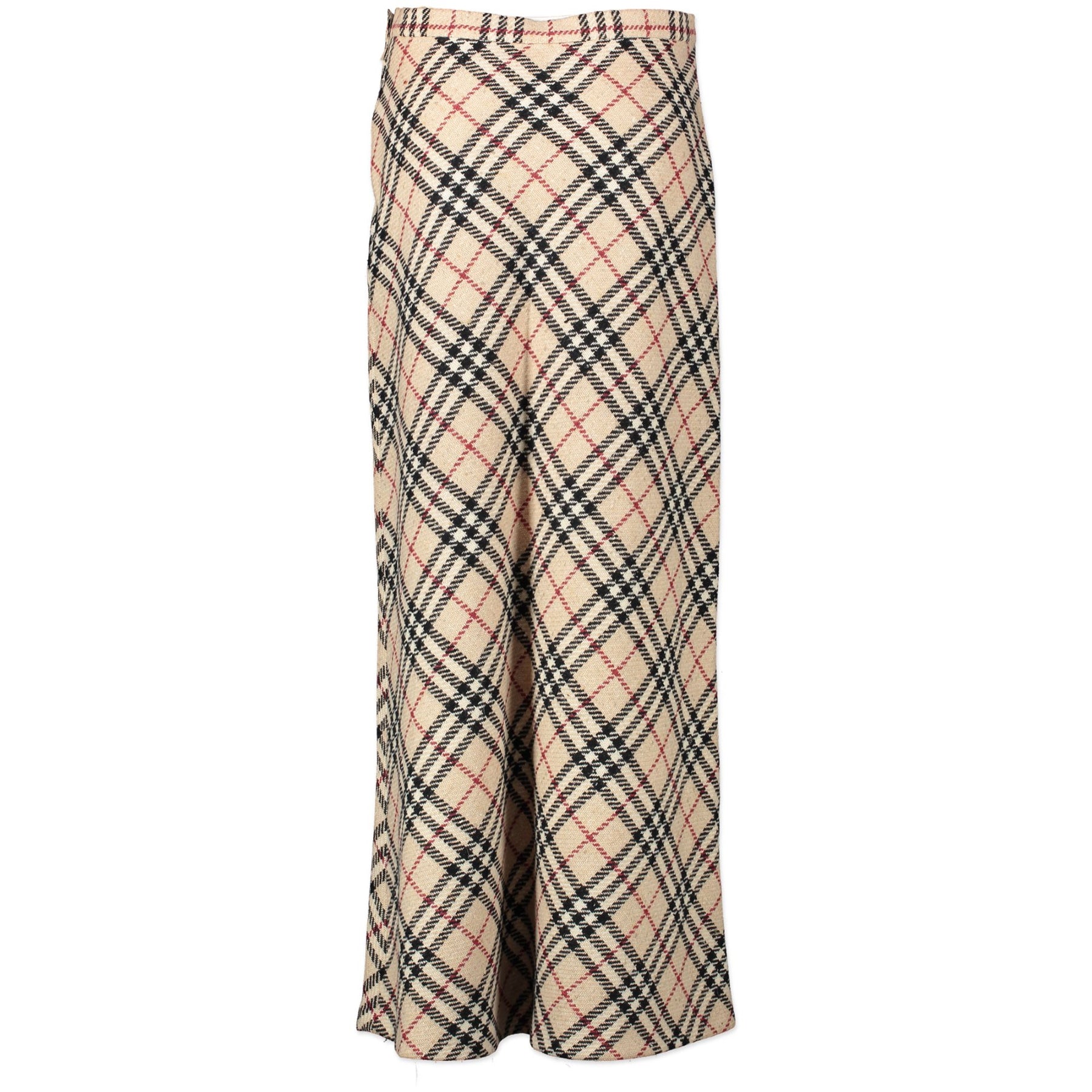 Burberry Checked Pattern Long Skirt - Size IT 46