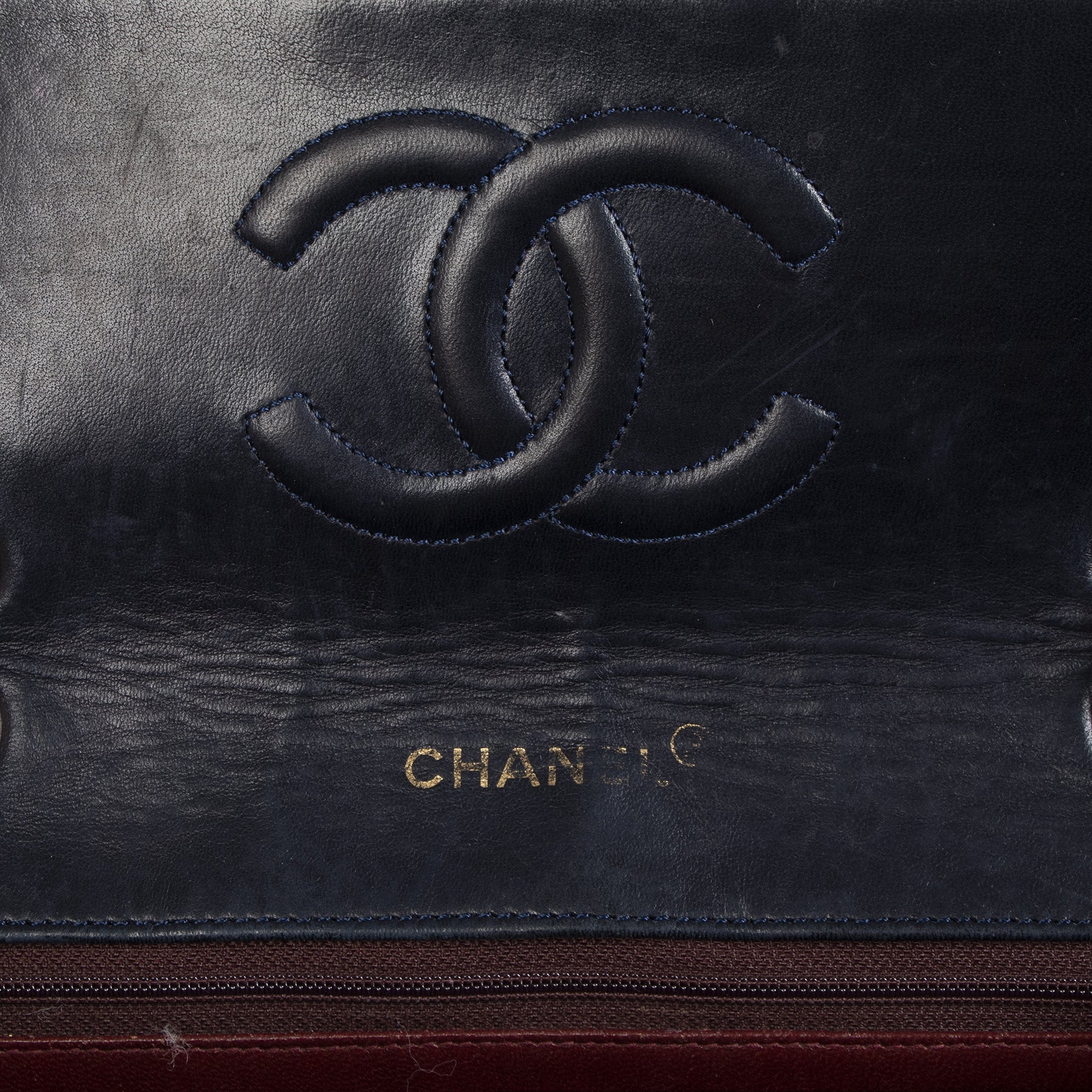 Chanel Black Lambskin Vintage Classic Flap Bag