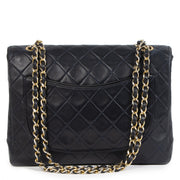 Chanel Black Lambskin Vintage Classic Flap Bag