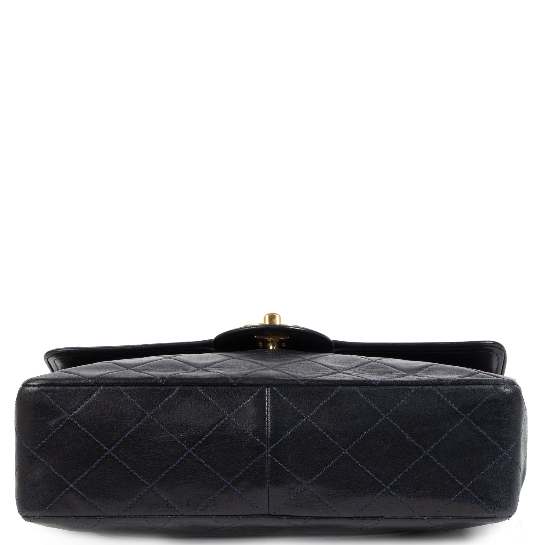 Chanel Black Lambskin Vintage Classic Flap Bag