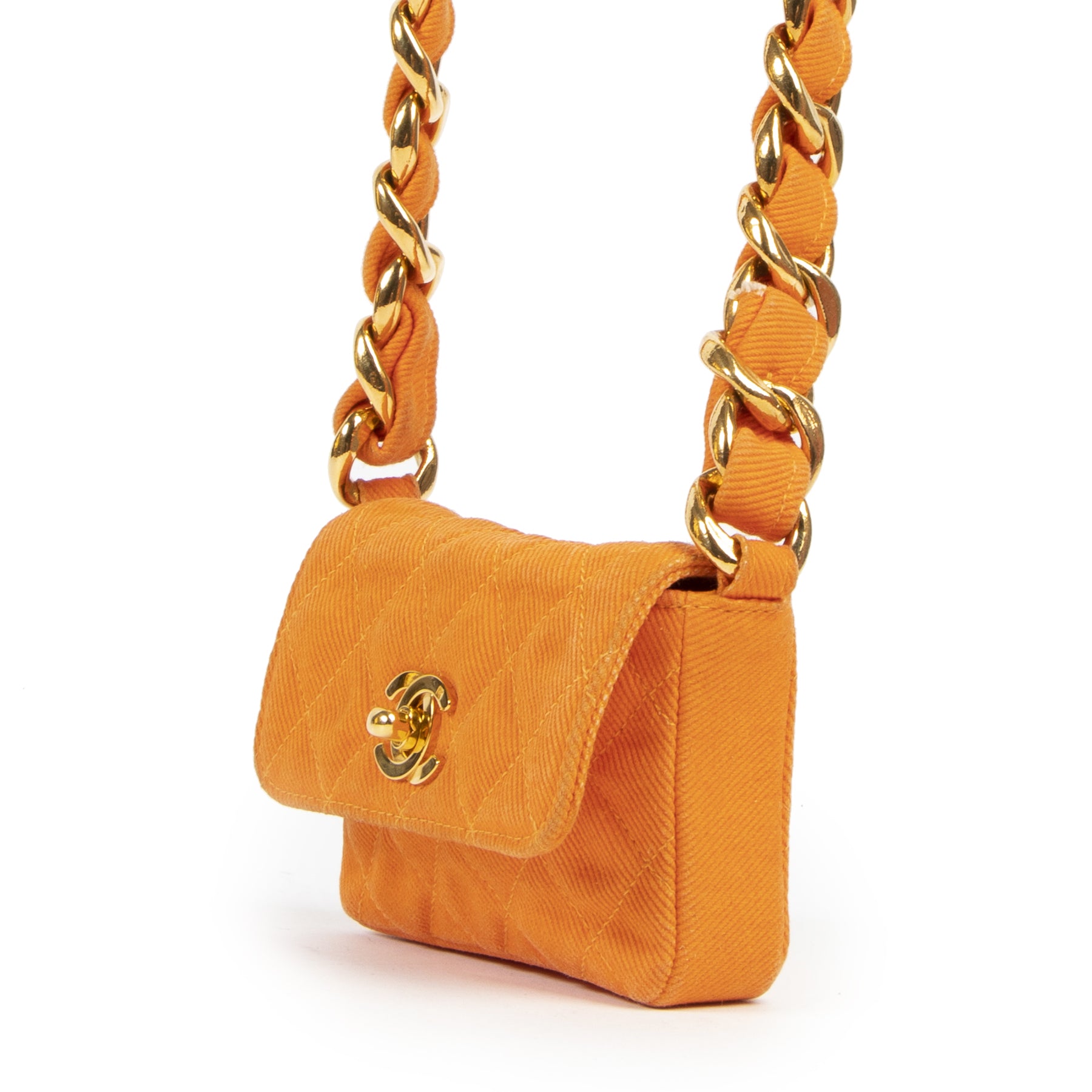Authentique seconde-main vintage Chanel Quilted Mini bag achète en ligne webshop LabelLOV