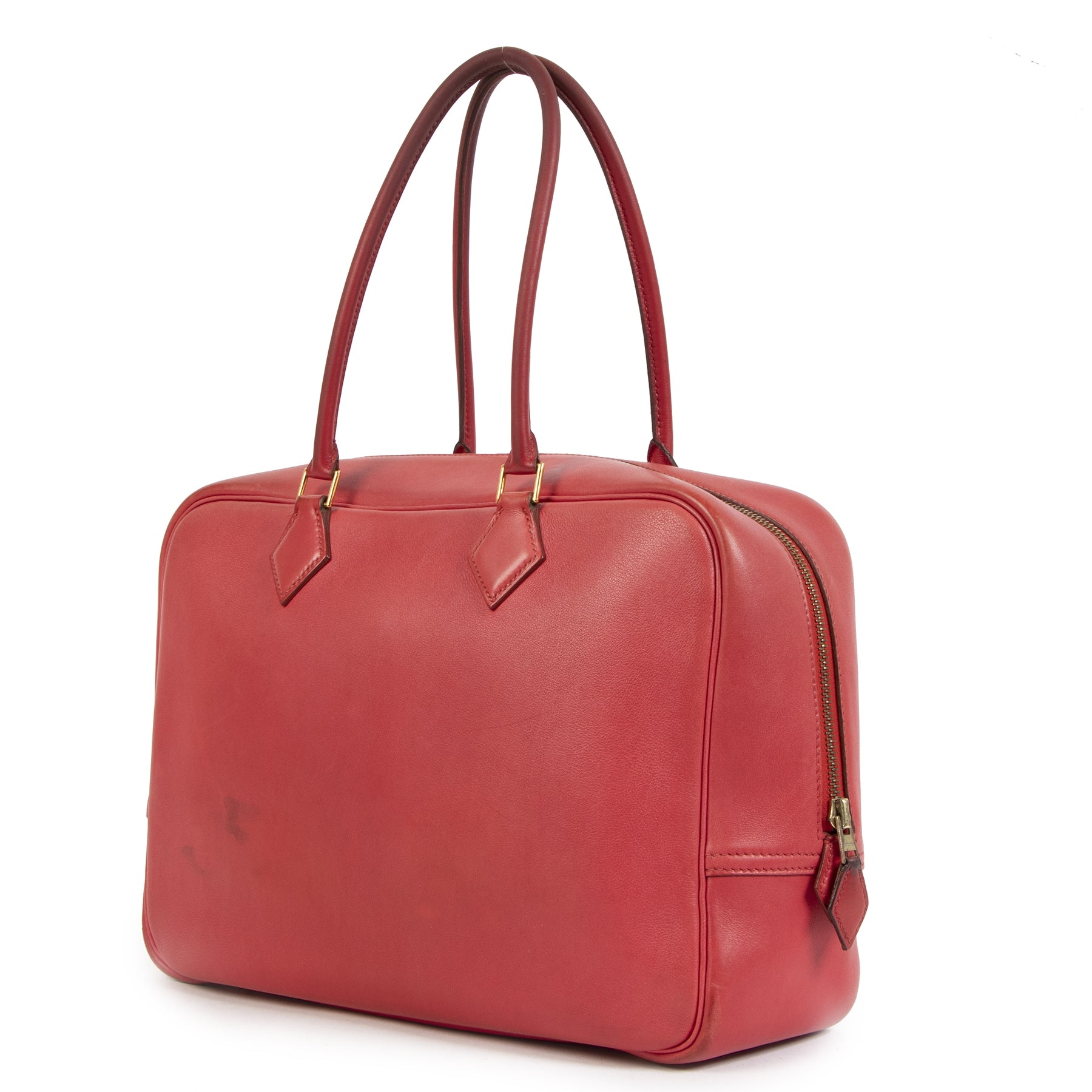 Hermès Coral Victoria Top Handle Bag