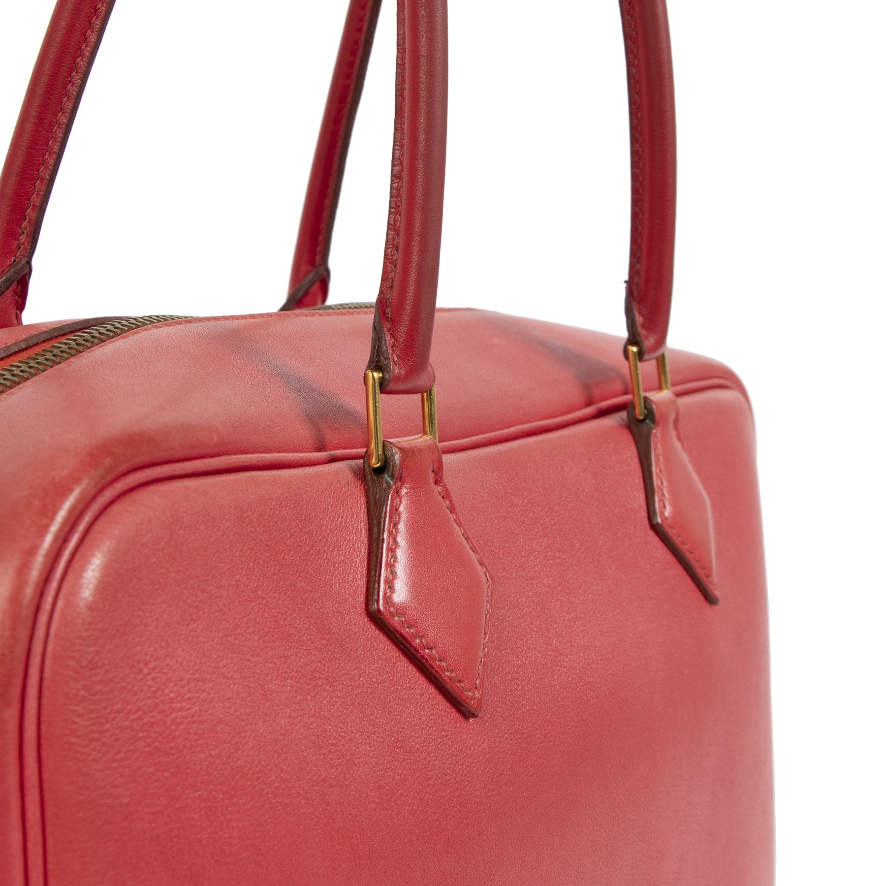 Hermès Coral Victoria Top Handle Bag