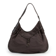 For the best price Tod's Brown Nylon and Leather Shoulder Bag