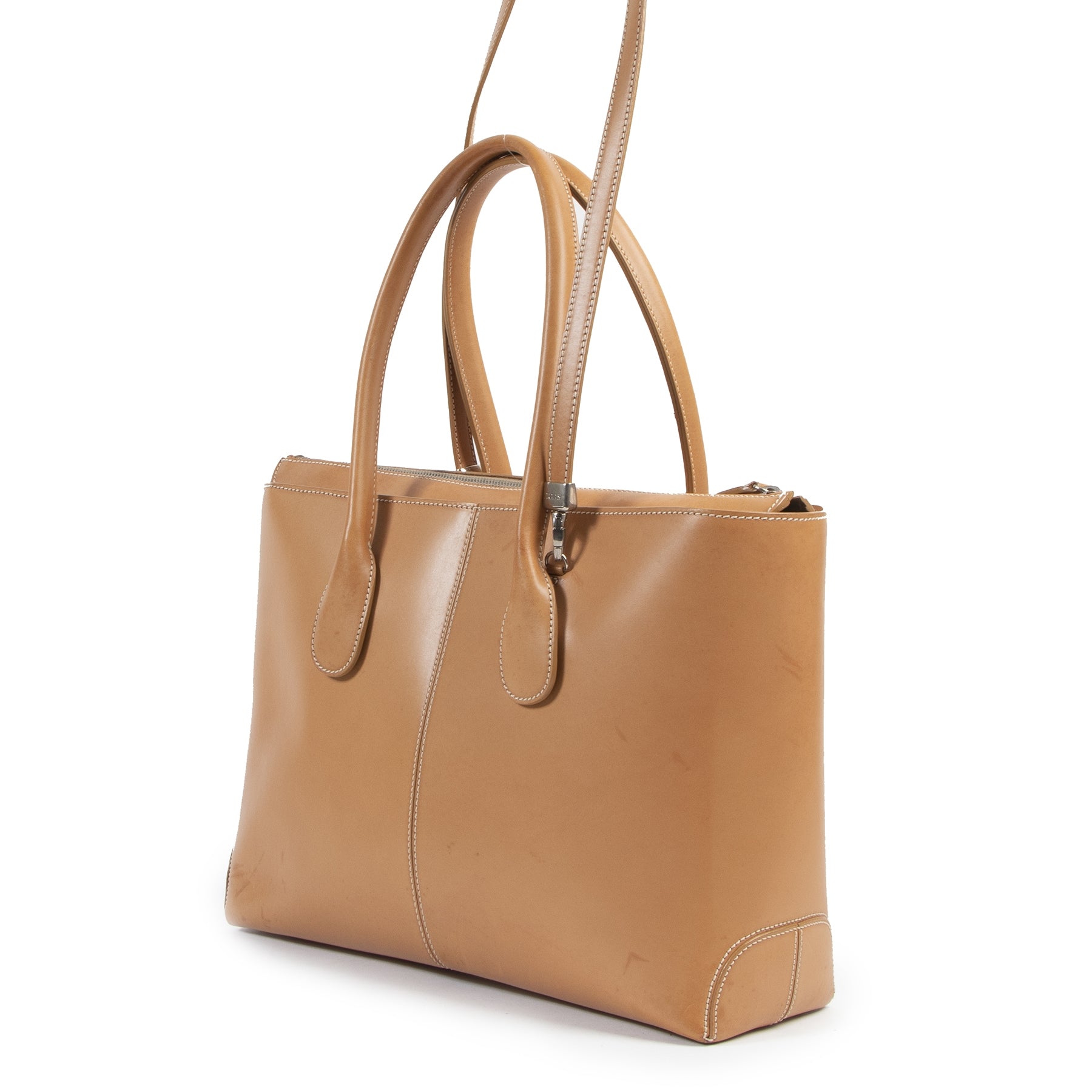 Tod's Camel Leather D Bag