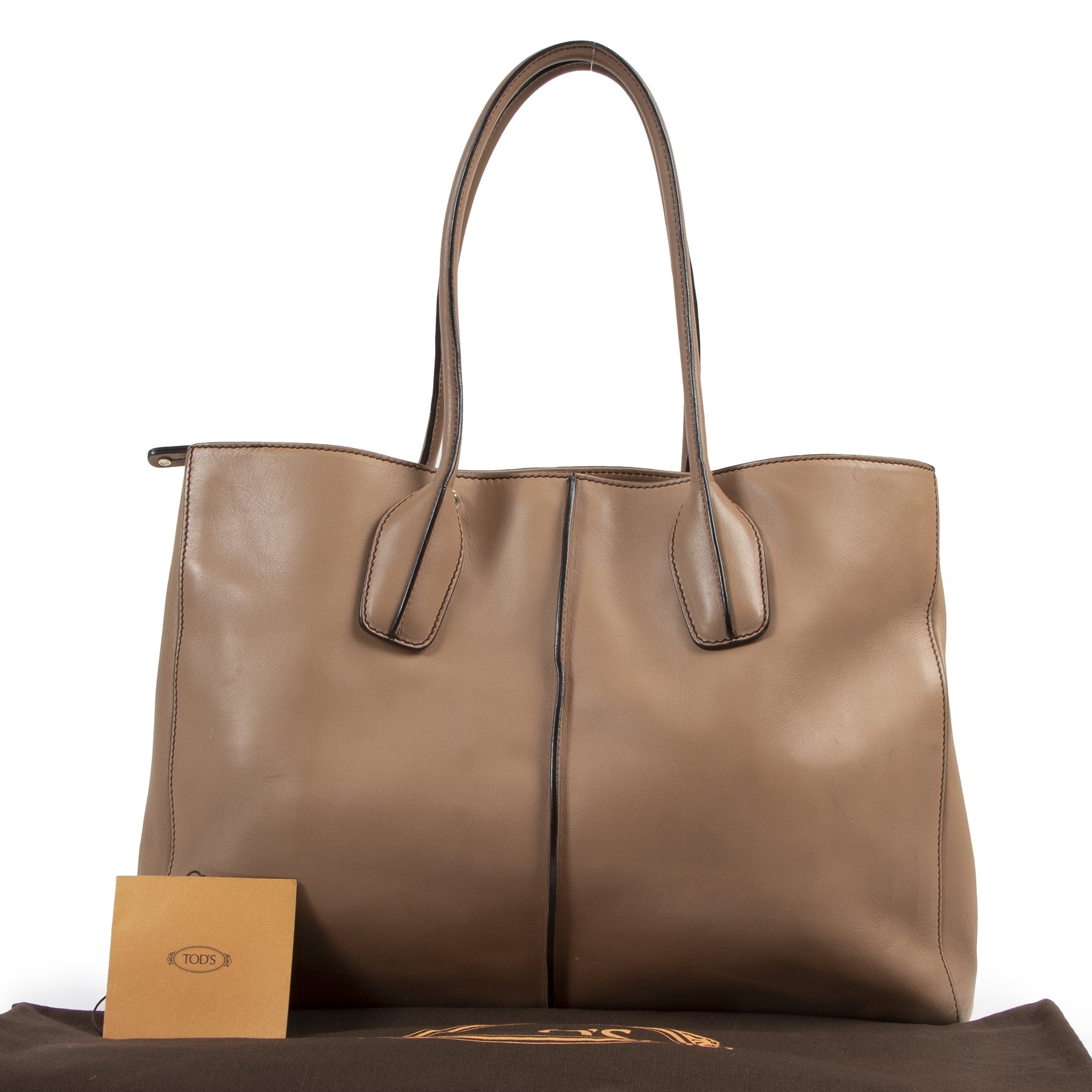 Tod's Soft Brown Top Handle Bag te koop aan de beste prijs bij Labellov tweedehands luxe in Antwerpen
