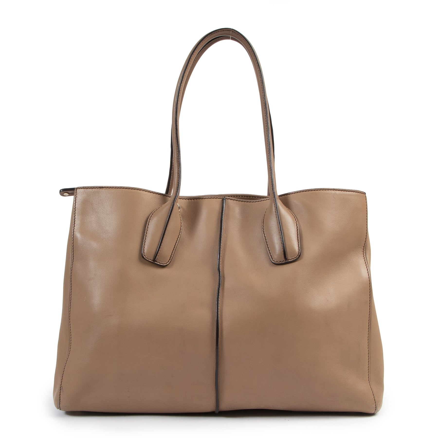 Buy and sell 100% authentic designer Tod's Soft Brown Top Handle Bag