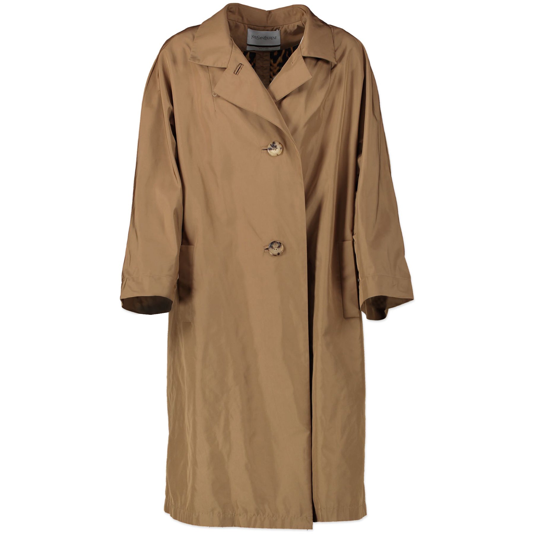 Yves Saint Laurent A-Line Coat