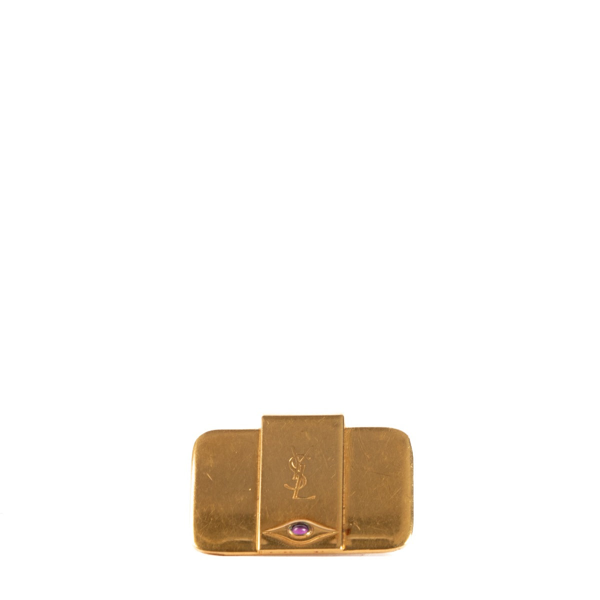 Yves Saint Laurent Vintage Gold Plated Scarf Clip