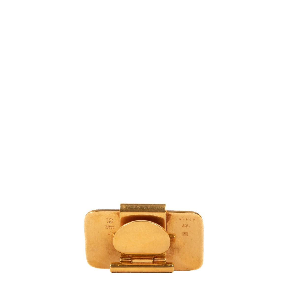 Yves Saint Laurent Vintage Gold Plated Scarf Clip