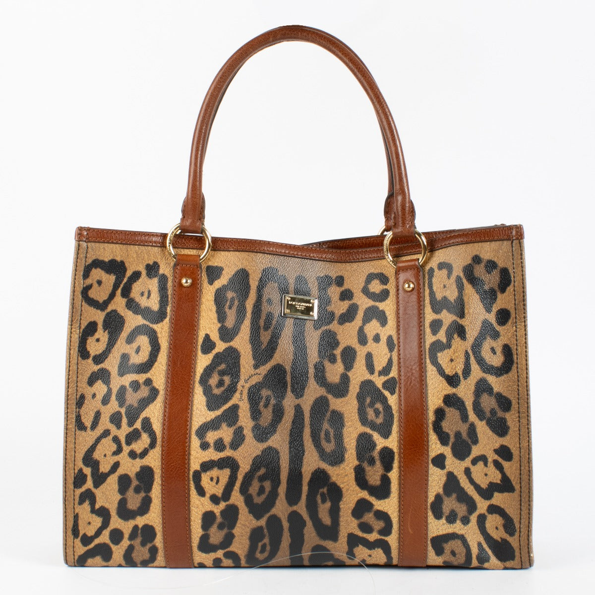 Authentic pre-loved Dolce & Gabbana Leopard Print Tote on Labellov.com