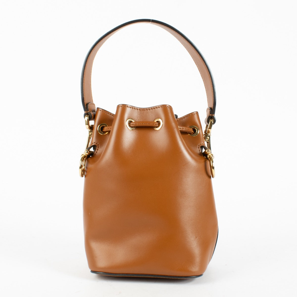 Authentic pre-loved Fendi Camel Mon Tresor Bucket Bag on Labellov.com