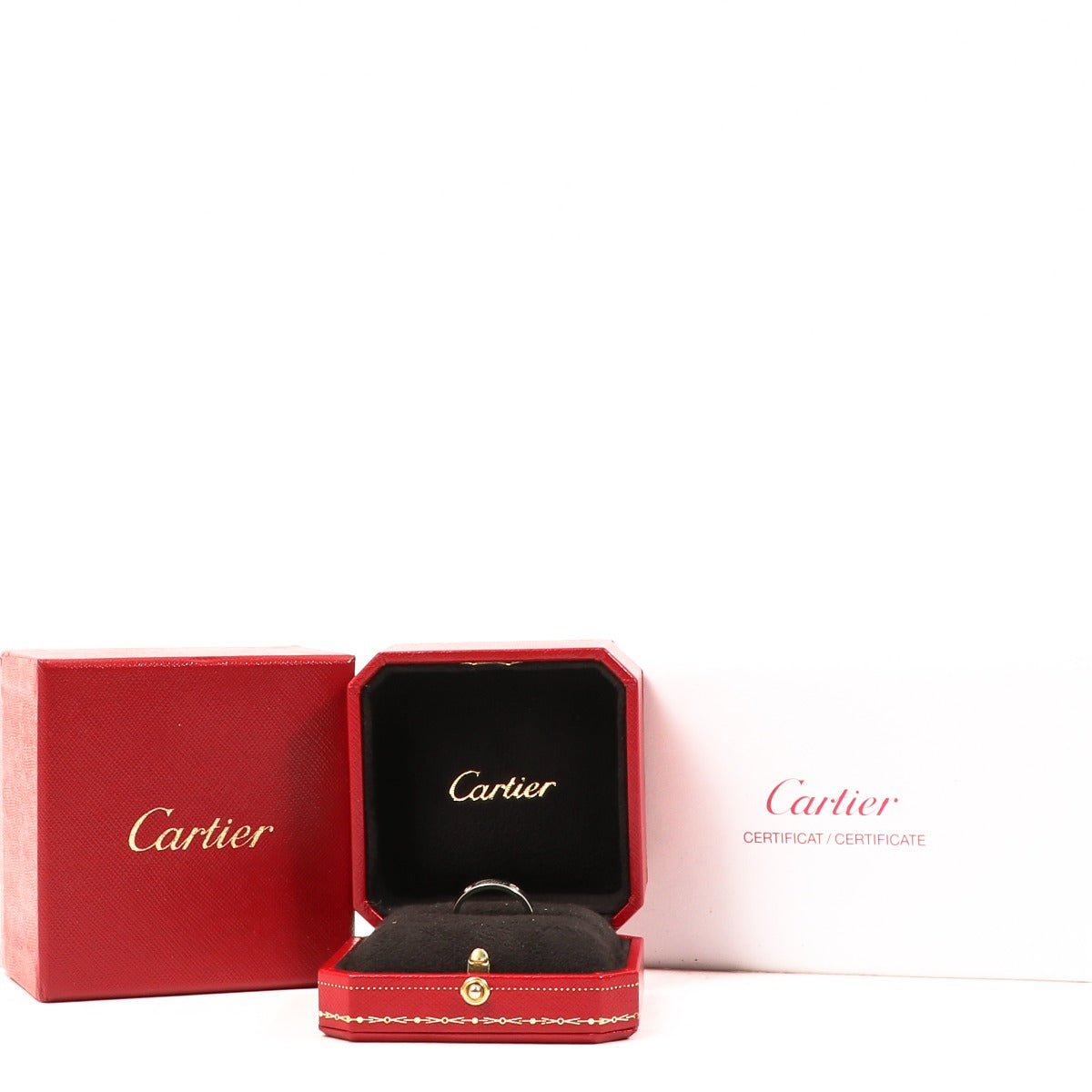 Cartier C de Cartier Diamond Platinum Ring