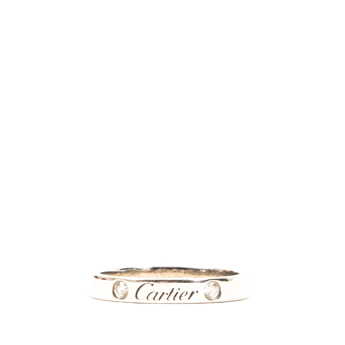 Cartier C de Cartier Diamond Platinum Ring