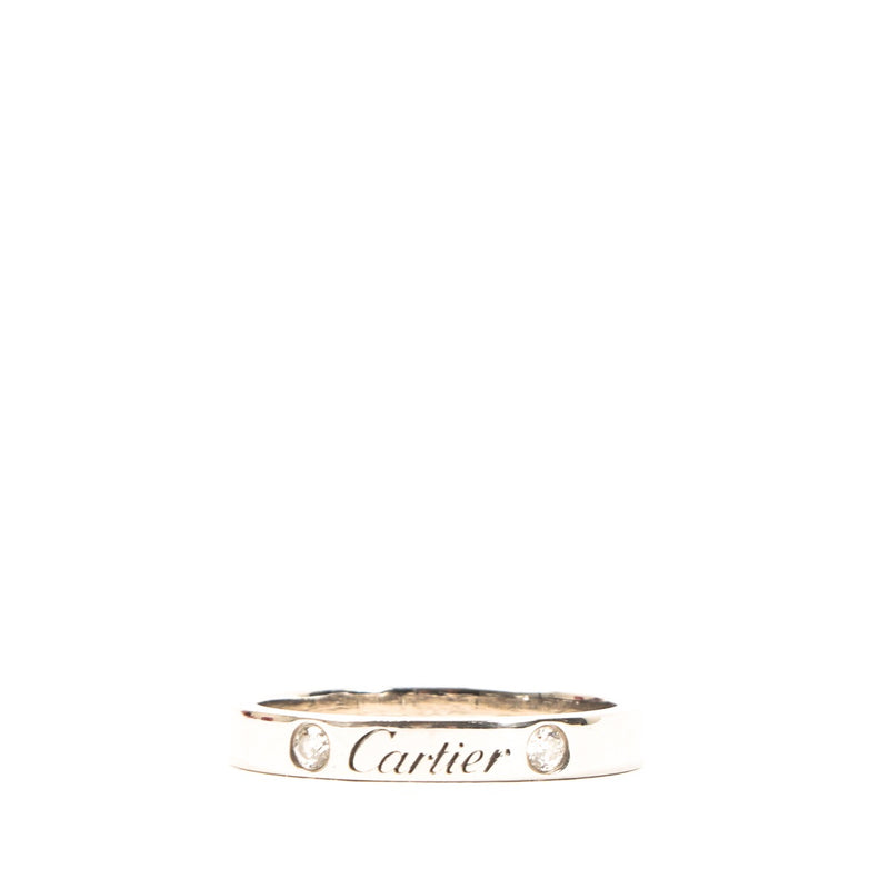 Cartier C de Cartier Diamond Platinum Ring