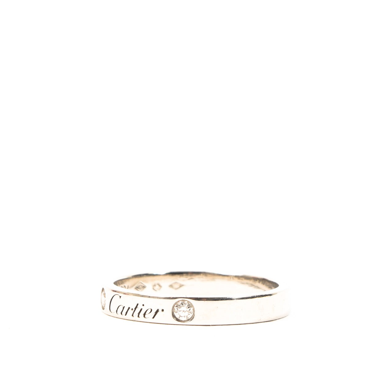 Cartier C de Cartier Diamond Platinum Ring