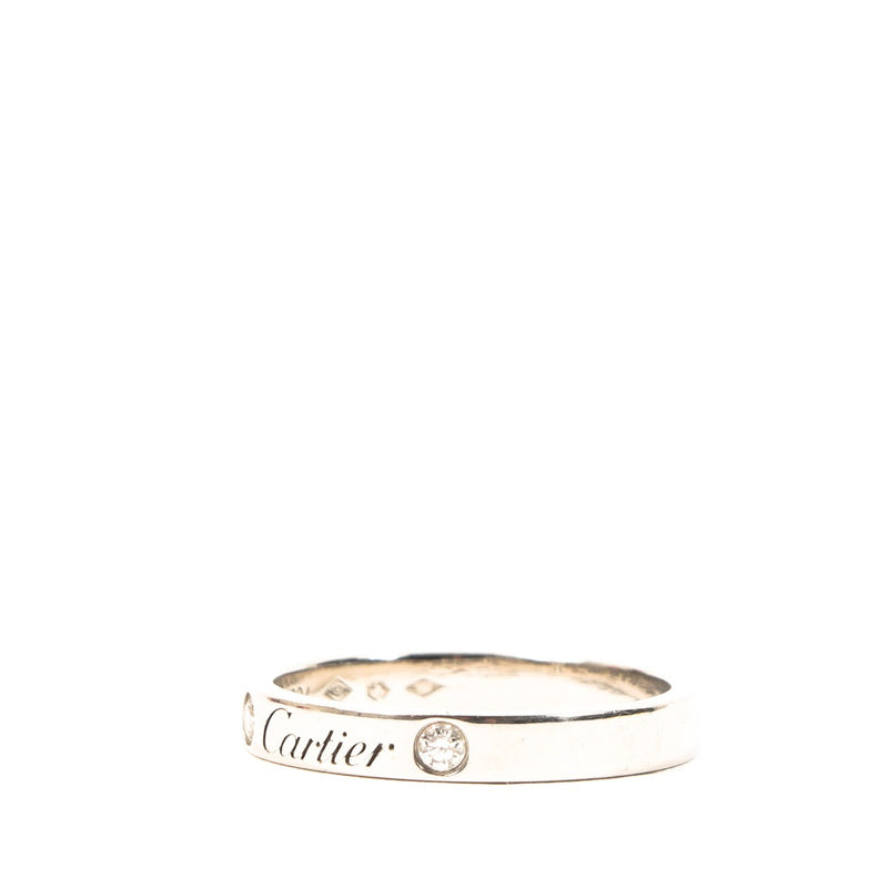 Cartier C de Cartier Diamond Platinum Ring