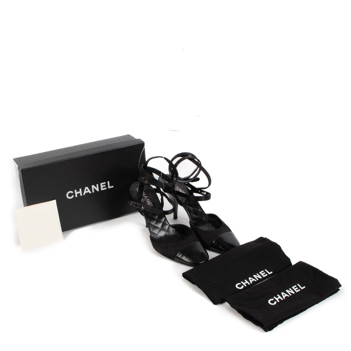 shop authentic second hand Chanel Black Slingback Heels - Size 39 1/2 on Labellov.com
