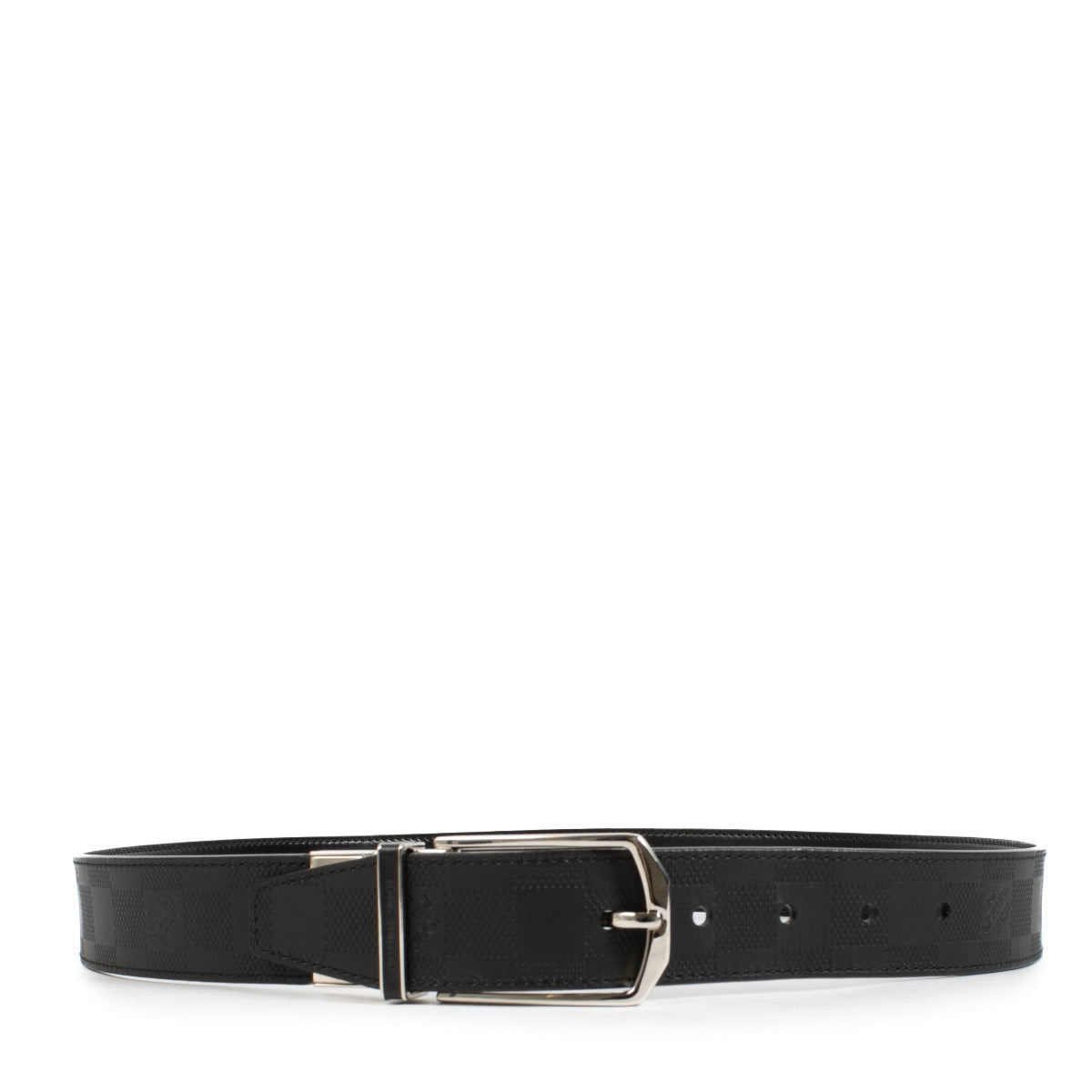 Shop 100% authentic second hand Louis Vuitton Black Damier Infinite Pont Neuf Belt on labellov.com