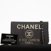 Chanel 31 Rue Cambon Denim Wallet on Chain Bag