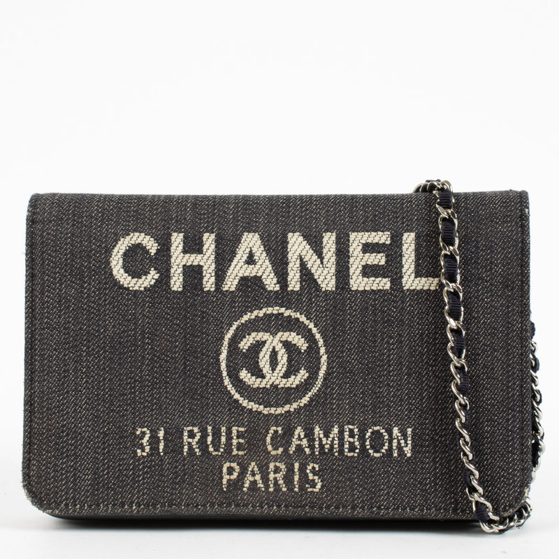 Chanel 31 Rue Cambon Denim Wallet on Chain Bag