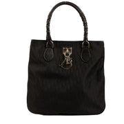 Christian Dior Black Nylon Oblique Lovely Tote Bag
