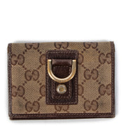 Gucci GG Canvas Card Holder Wallet