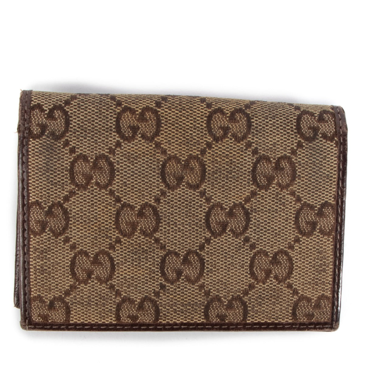 Gucci GG Canvas Card Holder Wallet