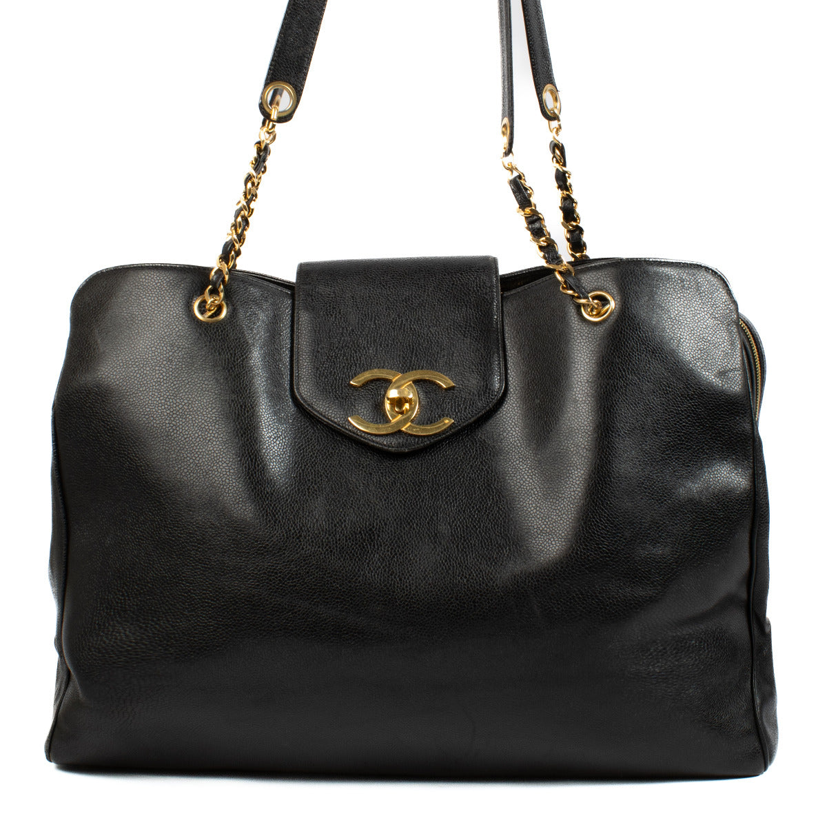 Chanel Black Supermodel XL Tote Bag