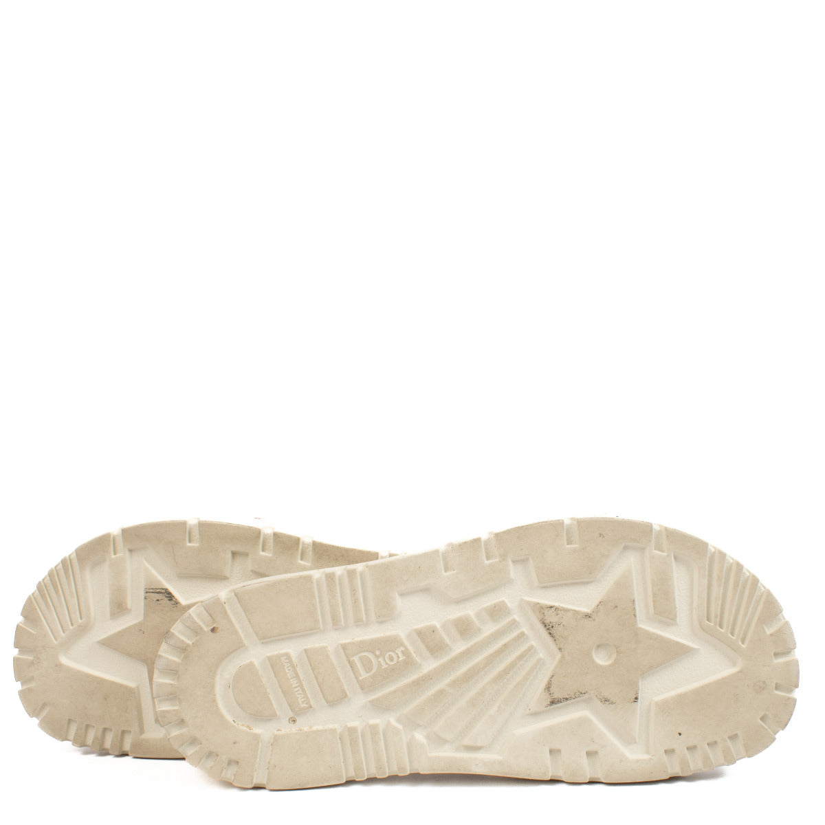 Christian Dior White Fur Dway Sandals - size 38