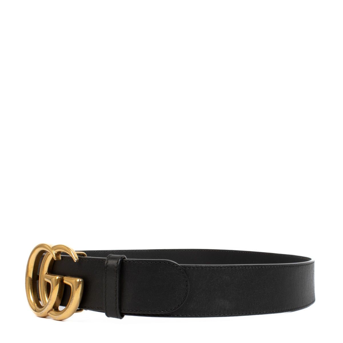 authentic pre loved Gucci Black GG Marmont Belt on Labellov.com