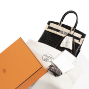 Hermes Birkin 30 Crocodile Porosus PHW at the right price online at Labellov