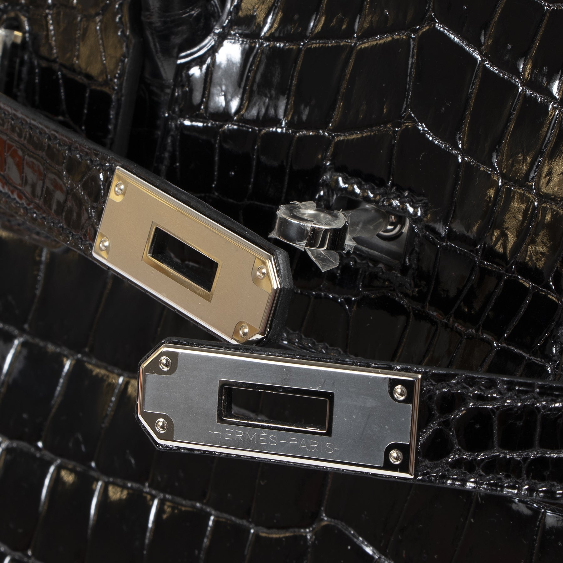 Hermès Birkin 30cm black Crocodile Porosus PHW