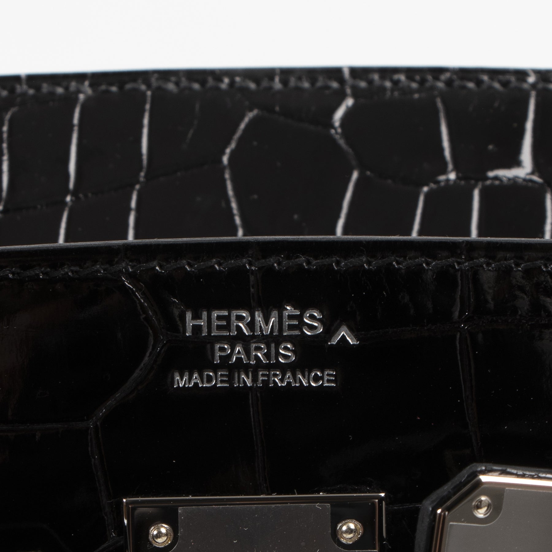 Hermès Birkin 30cm black Crocodile Porosus PHW