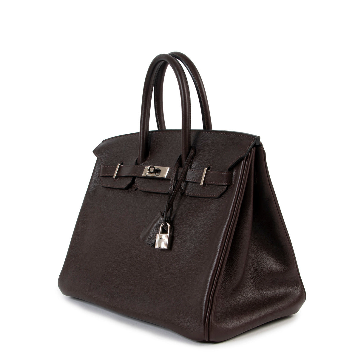Hermès Birkin 35 Ebene Veau Evergrain Doublure Chevre PHW