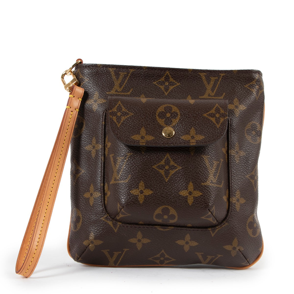 Shop safe online at Labellov in Antwerp this 100% authentic second hand Louis Vuitton Monogram Canvas Partition Pouch
