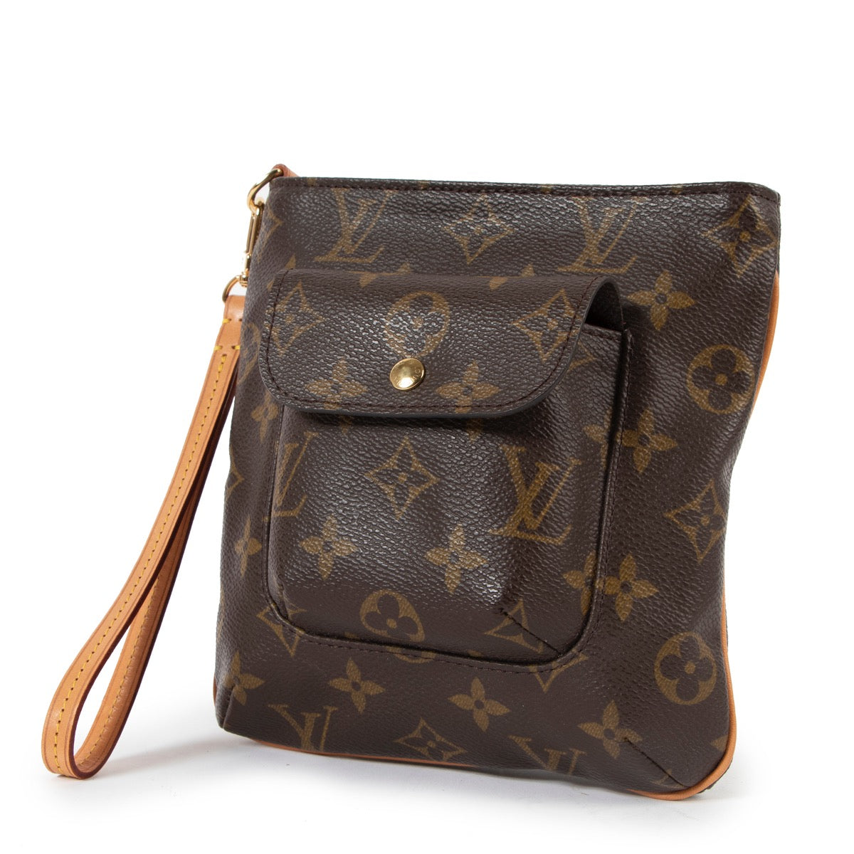 Shop safe online at Labellov in Antwerp this 100% authentic second hand Louis Vuitton Monogram Canvas Partition Pouch