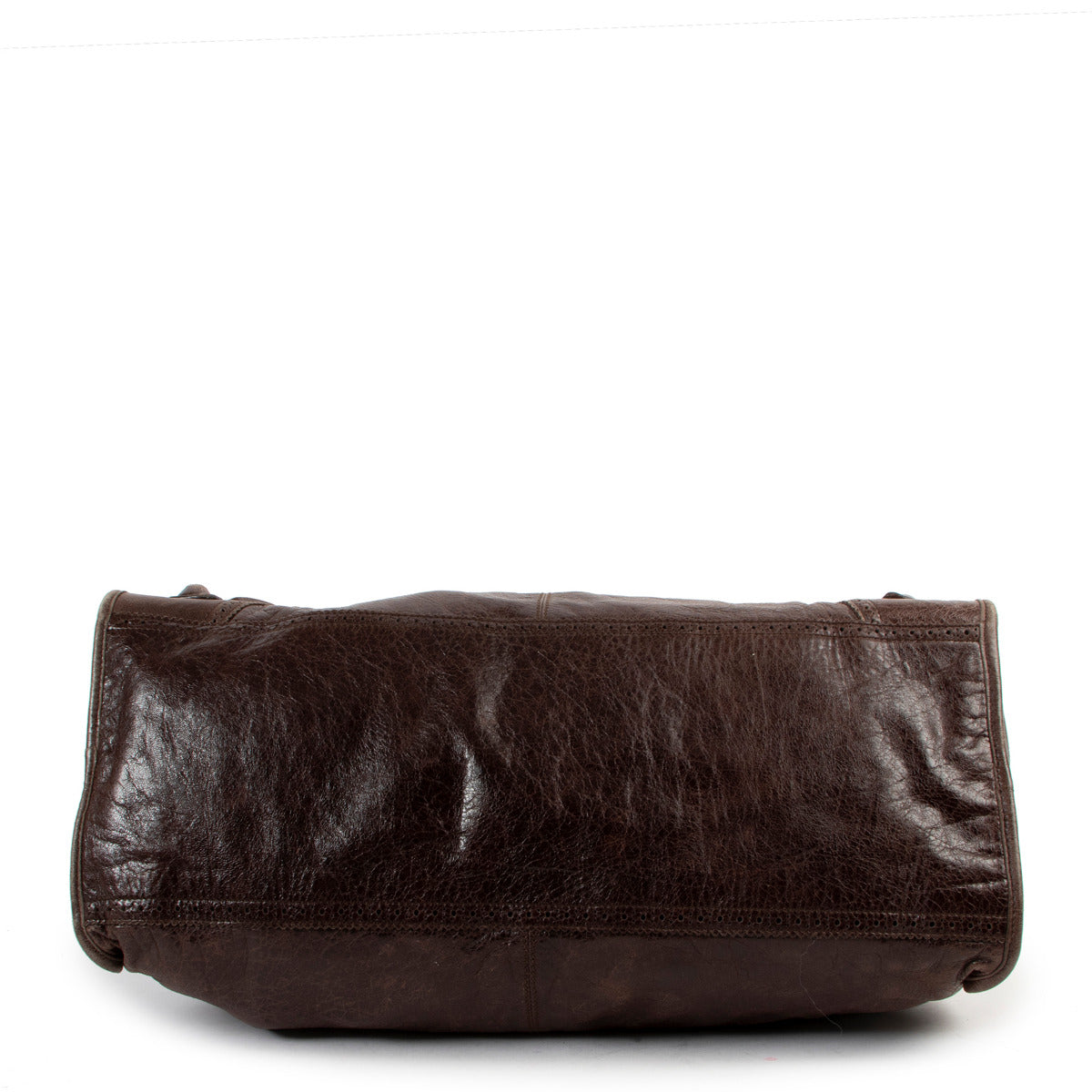 Balenciaga Brown Giant Work Shoulder Bag