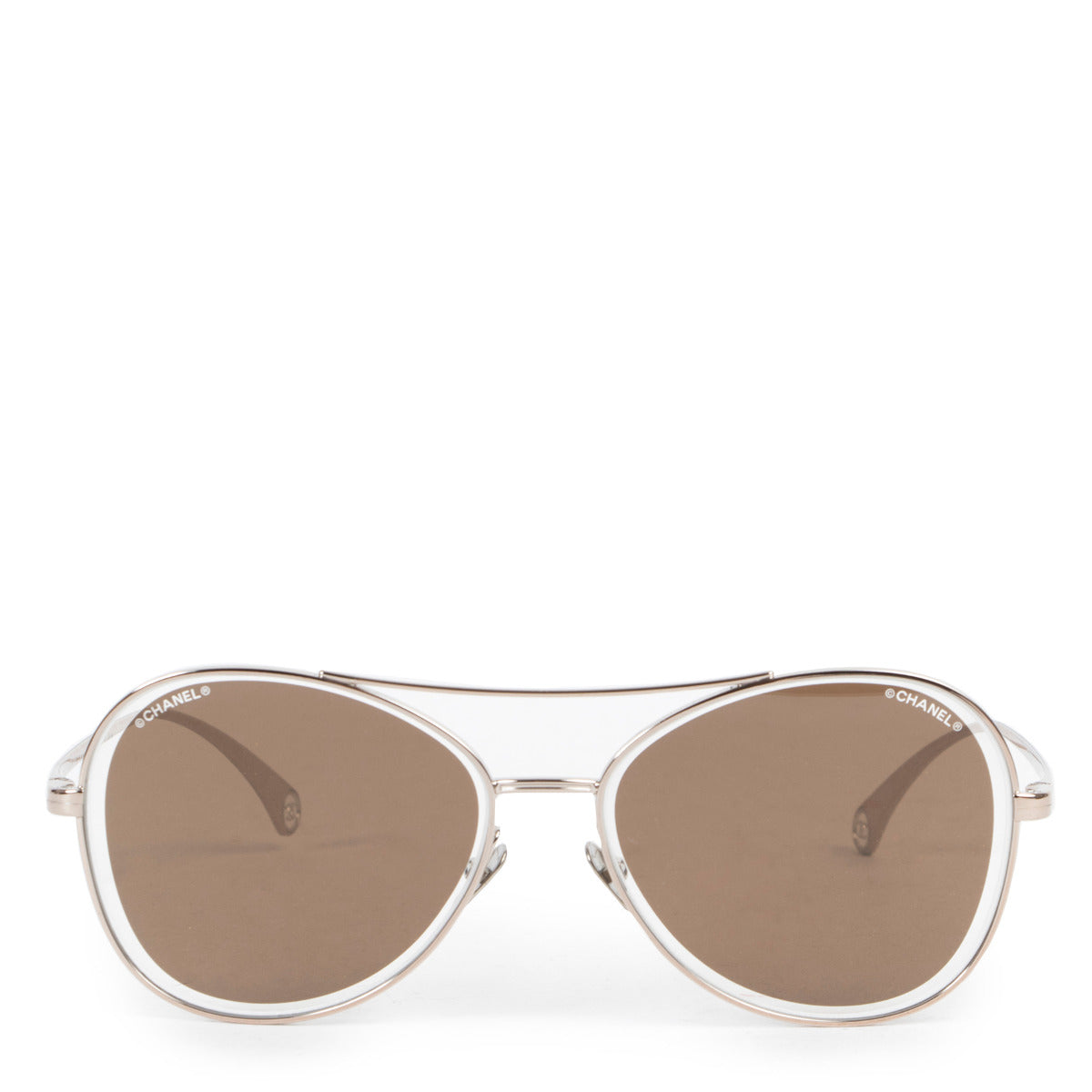 Chanel Glitter Aviator Sunglasses