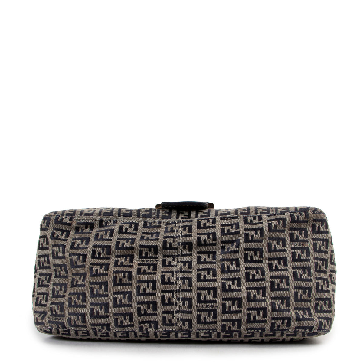 Fendi Blue Monogram Zucca Mamma Shoulder Bag