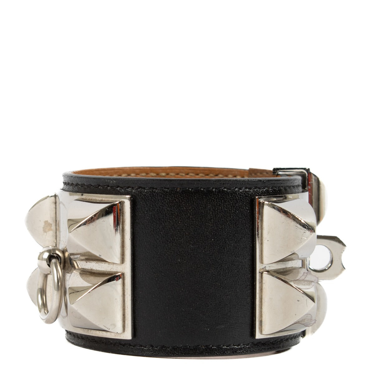 Shop 100% authentic secondhand Hermès Black Box Collier de Chien Bracelet - Size PM on Labellov.com