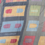 Delvaux Multicolor D Logo Silk Scarf safe online
