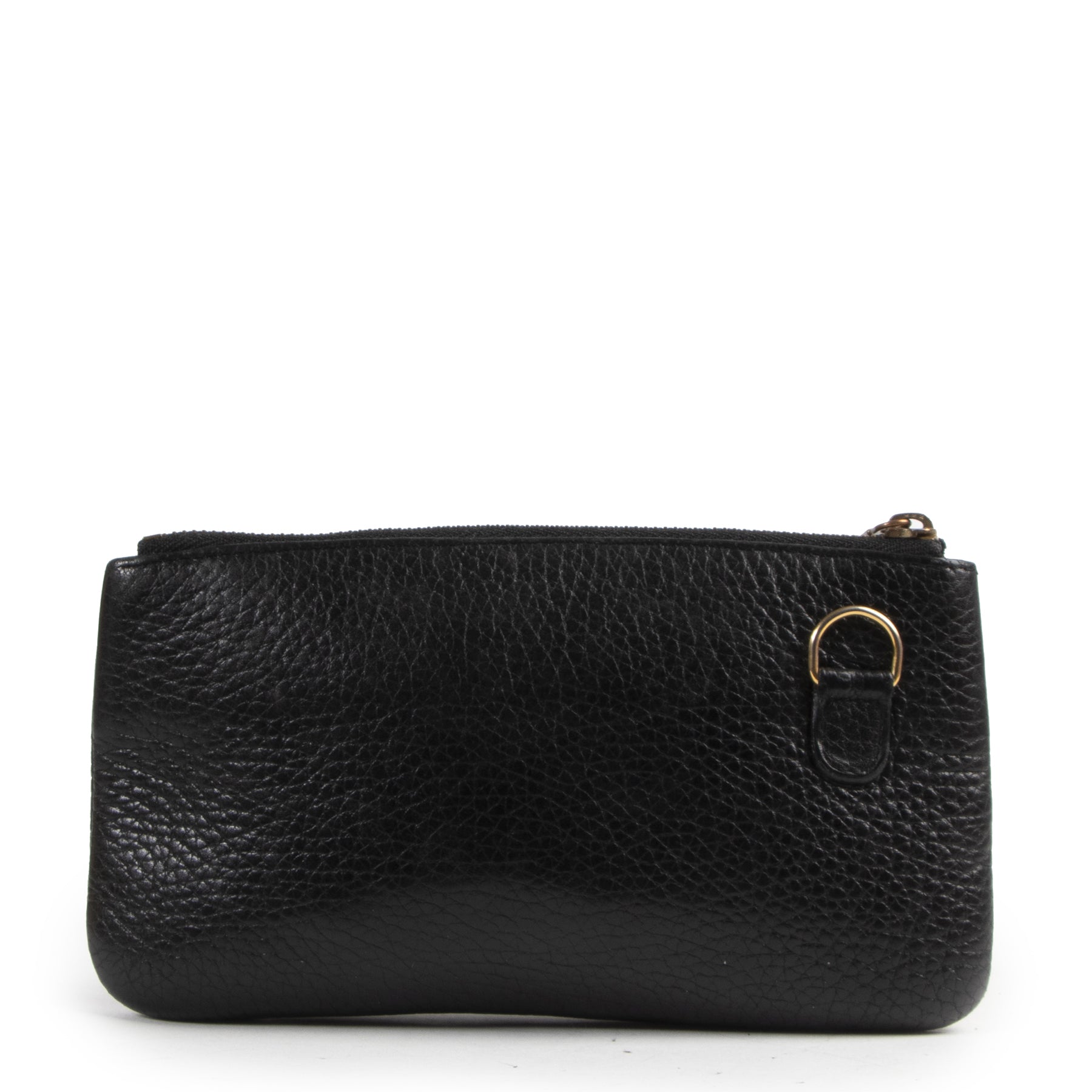 Delvaux Blue Leather Pouch