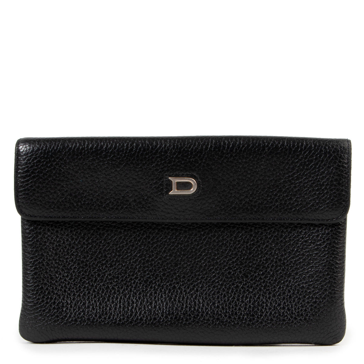 Delaux Black Flap Pouch