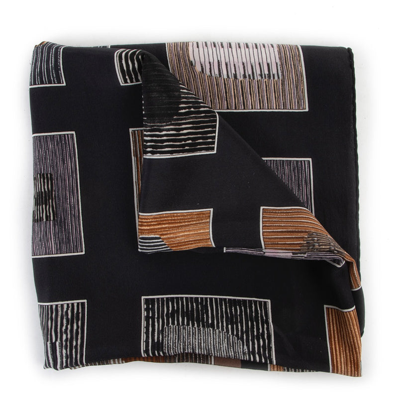 Shop safe online at labellov in Antwerp this 100% authentic Delvaux Dédicace Brown and Black Scarf