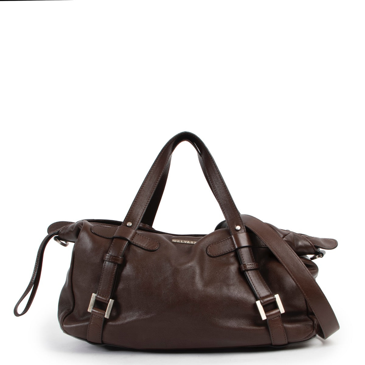 Shop safe online at Labellov in Antwerp this 100% authentic second hand Delvaux Brown Saint Germain Shoulder Bag