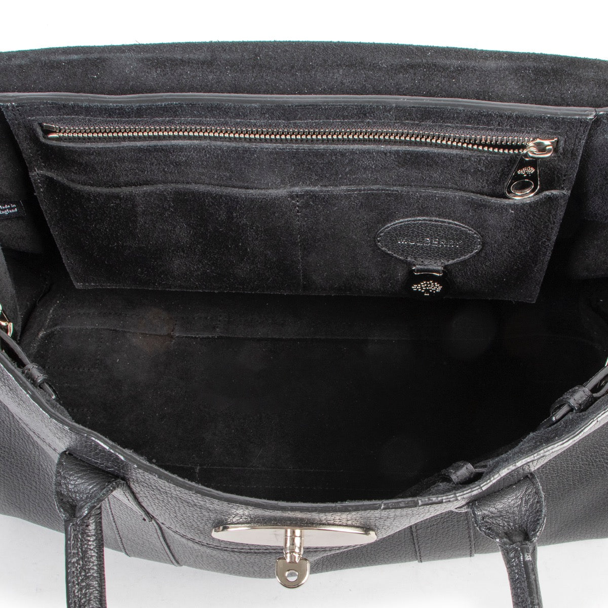 Mulberry Black Leather Bayswater Shoulder Bag
