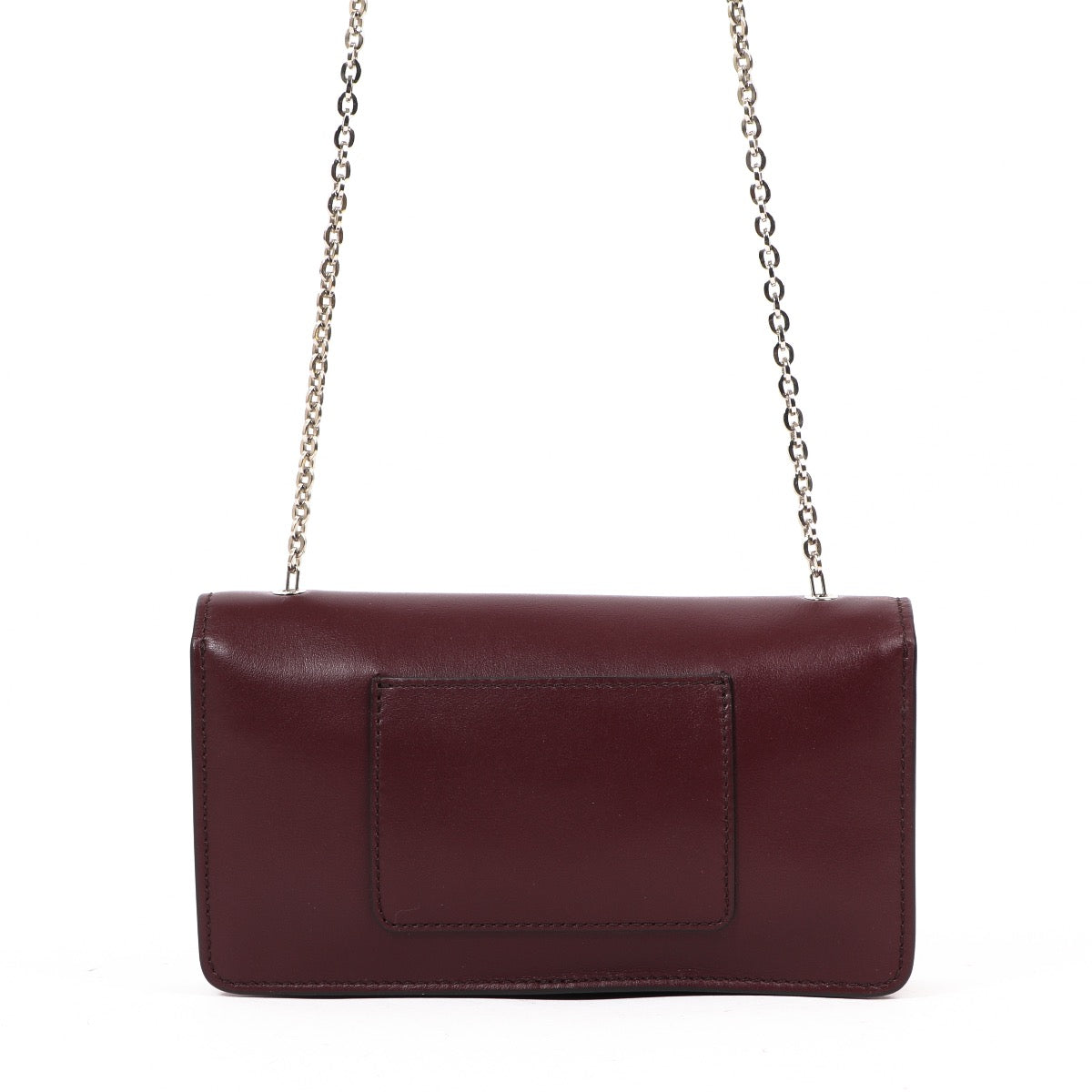 Mulberry Oxblood Bayswater Wallet On Chain